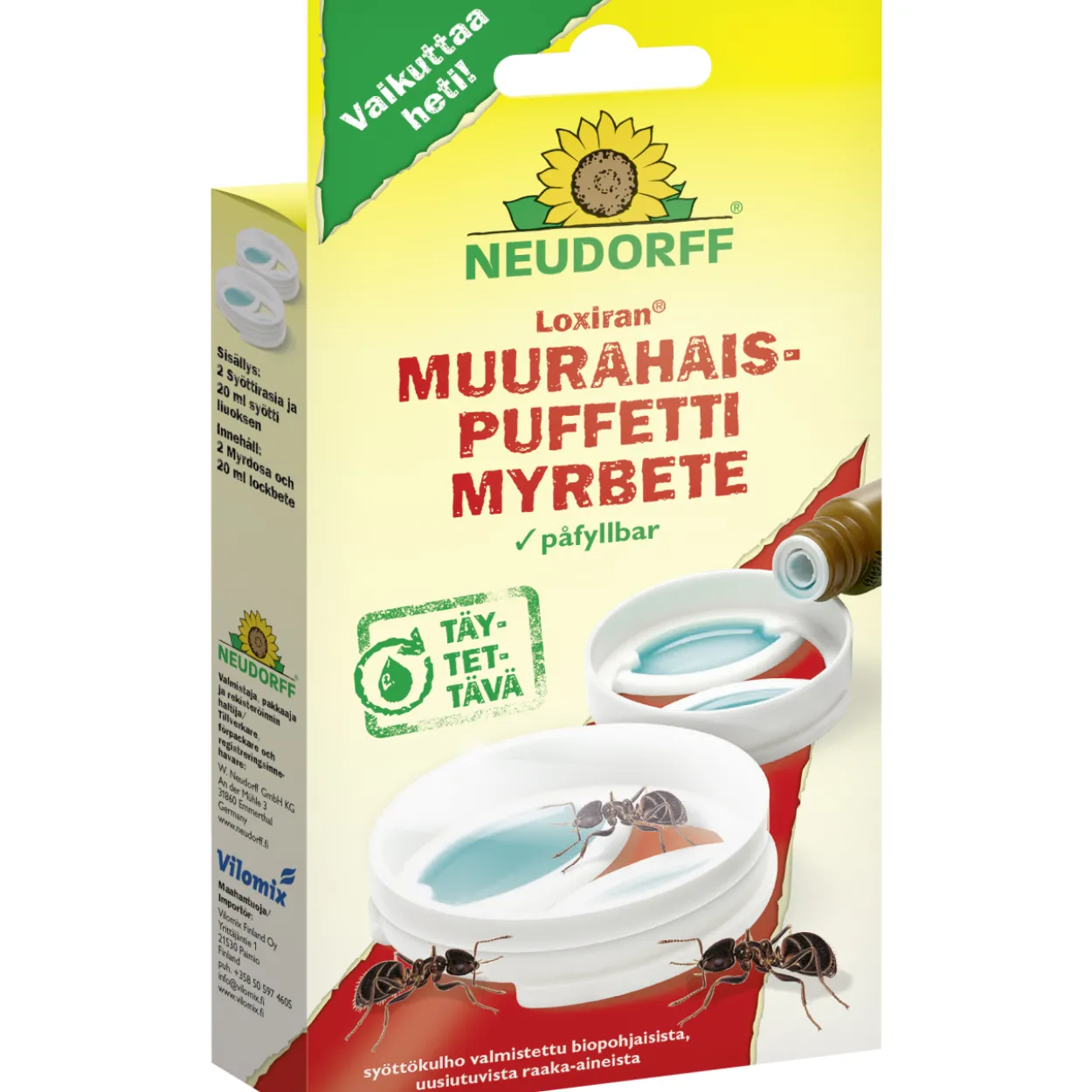 Muurahaispuffetti Neudorff