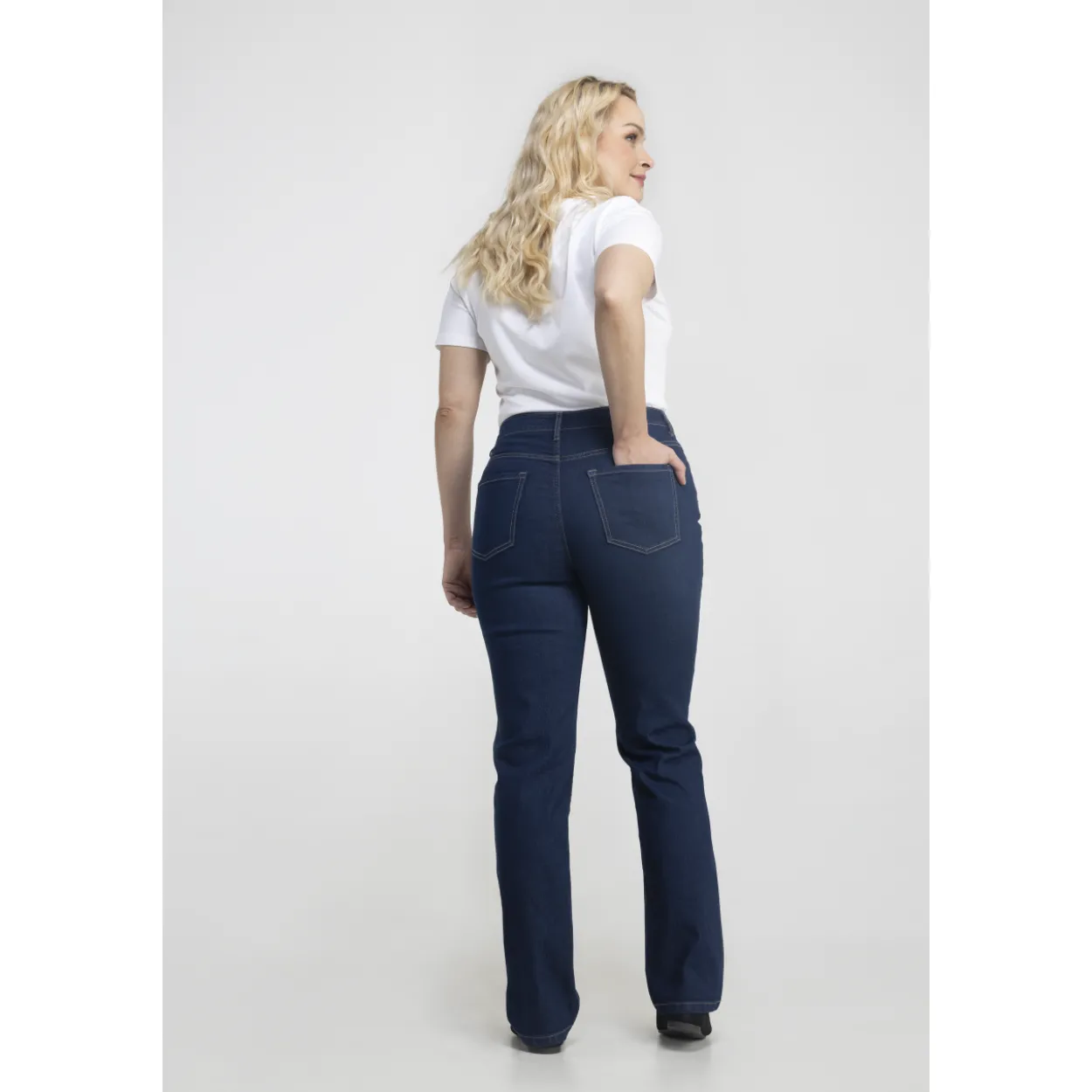 Naisten farkut Pola Rose straight fit