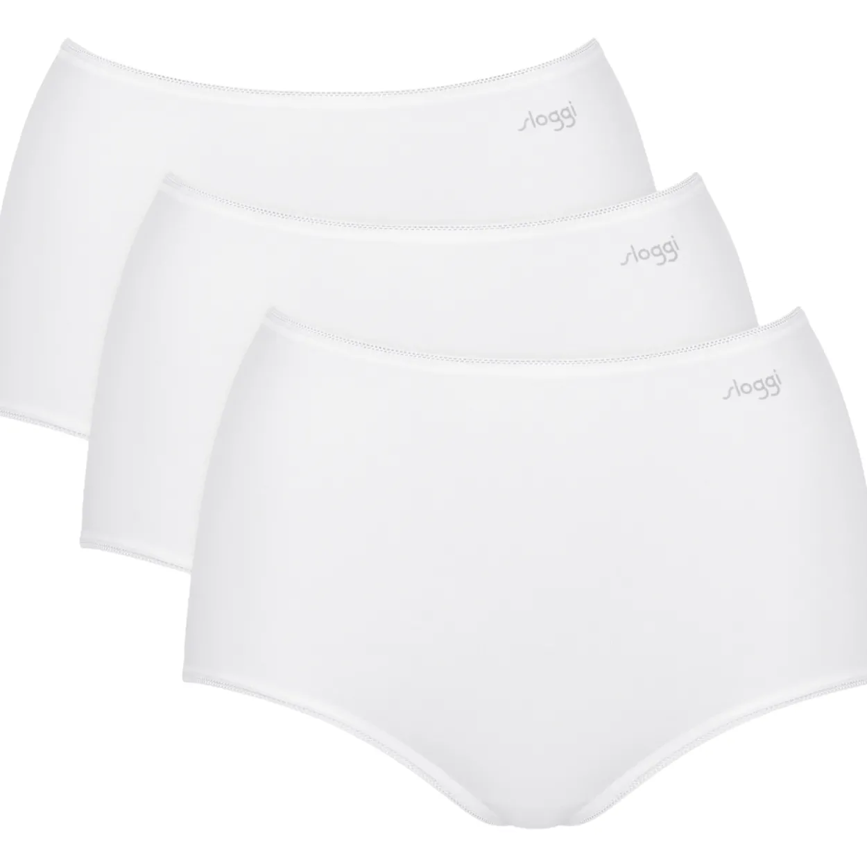 Naisten maxi-alushousut Sloggi Pure Comfort, 3 kpl/pkt