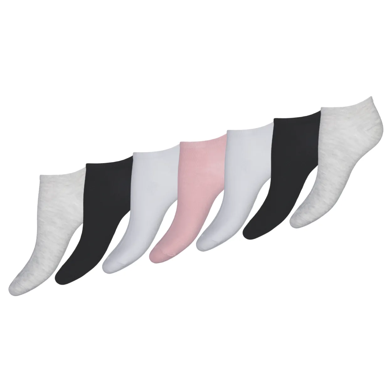 Naisten sneaker-sukat Pola 7 pr/pkt