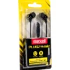 Nappikuulokkeet + mikrofoni Plugz Inner Ear, musta