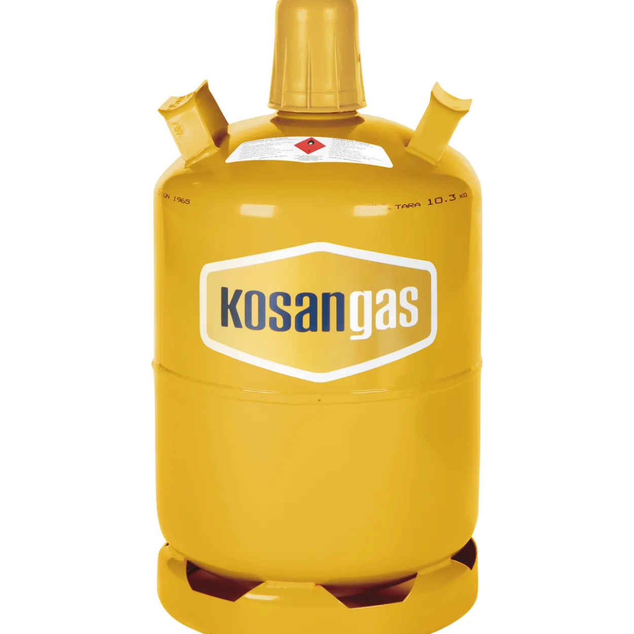 Nestekaasupullo 11 kg, teräs, kierreventtiili