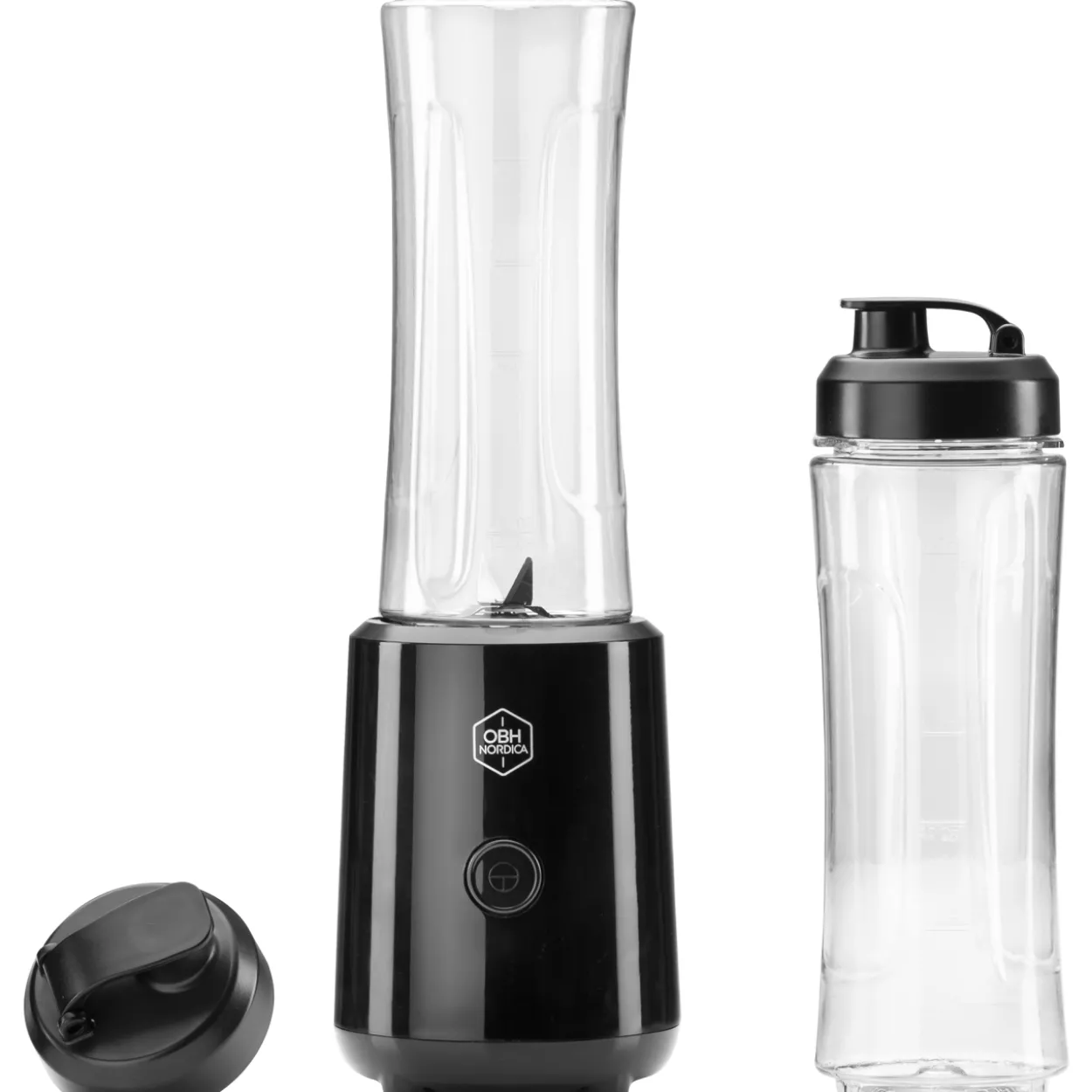OBH Nordica Twister Go -tehosekoitin 2 x 600 ml, musta 7744