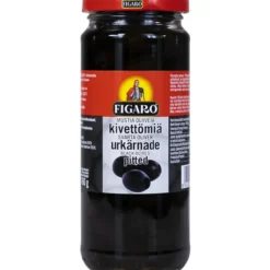 Oliivi Figaro 340 g / 160 g musta kivetön