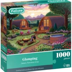 Palapeli Jumbo 1000 palaa Falcon Glamping