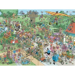 Palapeli Jumbo 1000 palaa Jan van Haasteren Big Garden Birdwatch