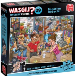Palapeli Jumbo 1000 palaa Wasgij Mystery 29 Donation Debacle!