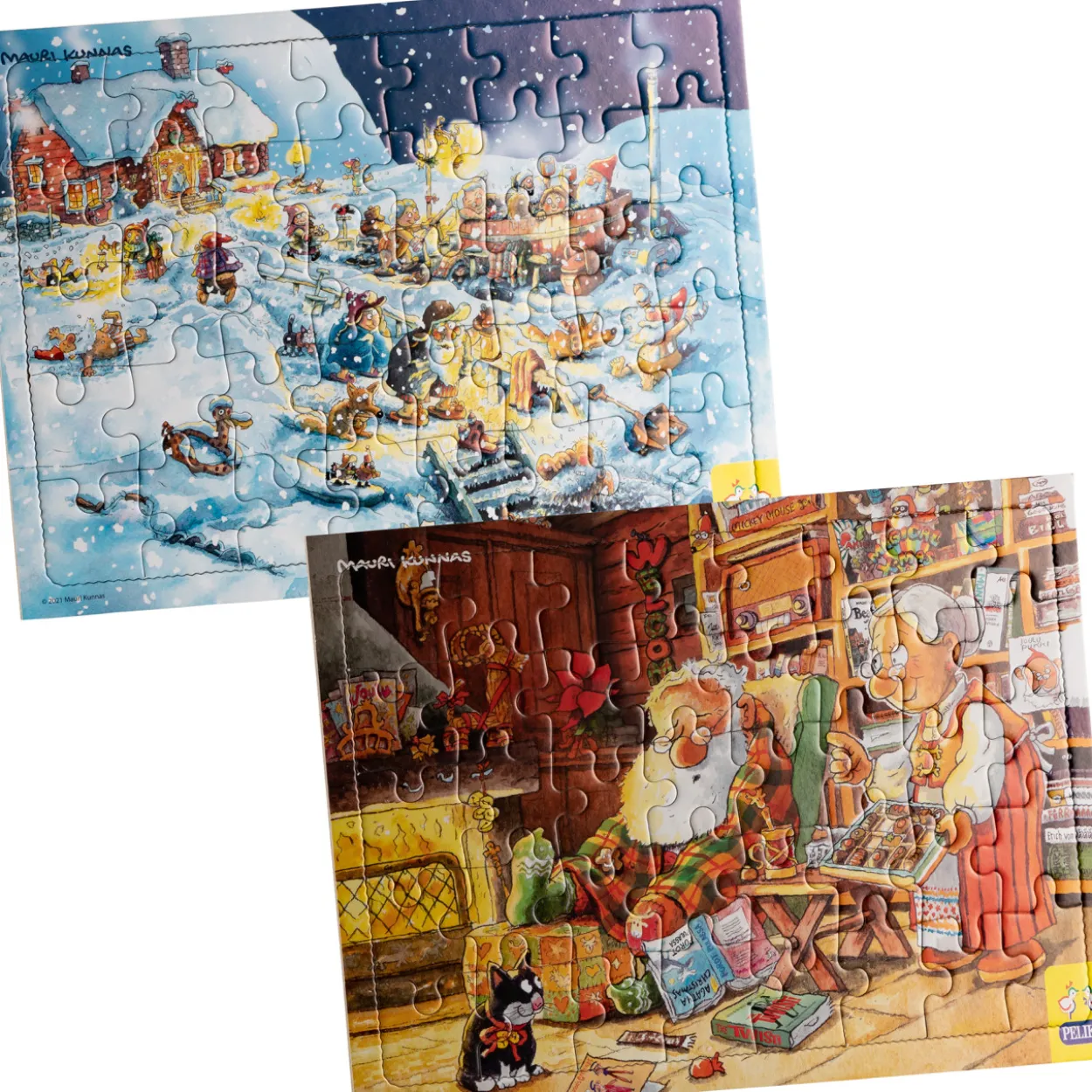 Palapeli Kunnas joulu 2 x 40 palaa