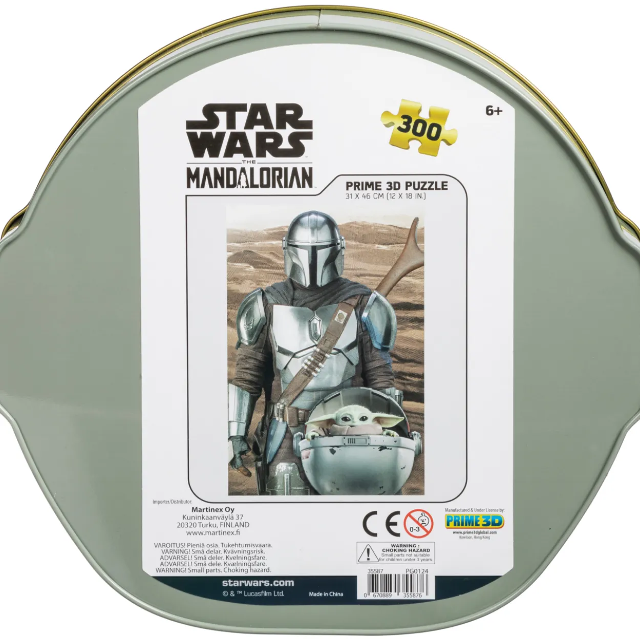 Palapeli 300 palaa 3D Mandalorian peltirasiassa