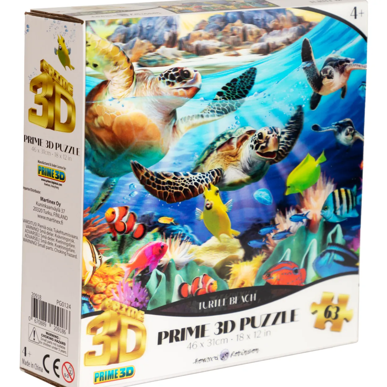 Palapeli 63 palaa 3D Turtle Beach