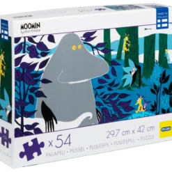 Palapeli Peliko 54 palaa Muumi Mörkö metsässä