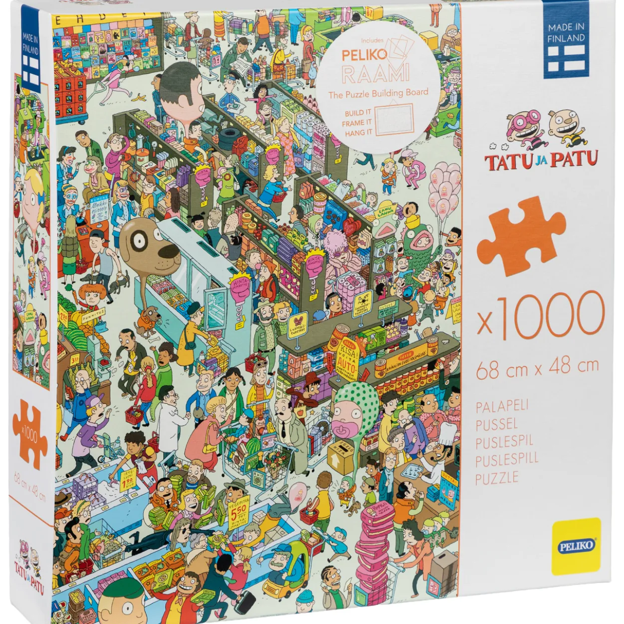 Palapeli Peliko 1000 palaa Tatu ja Patu ihmismeripelastusliivi
