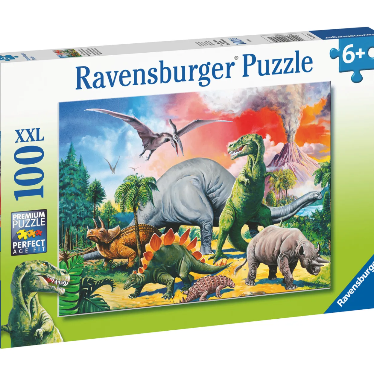 Palapeli Ravensburger Among the Dinosaurs 100 palaa