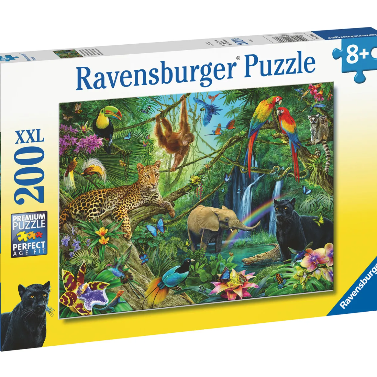 Palapeli Ravensburger Animals in the jungle 200 palaa