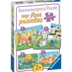 Palapeli Ravensburger Cute Pets 2/4/6/8 palaa