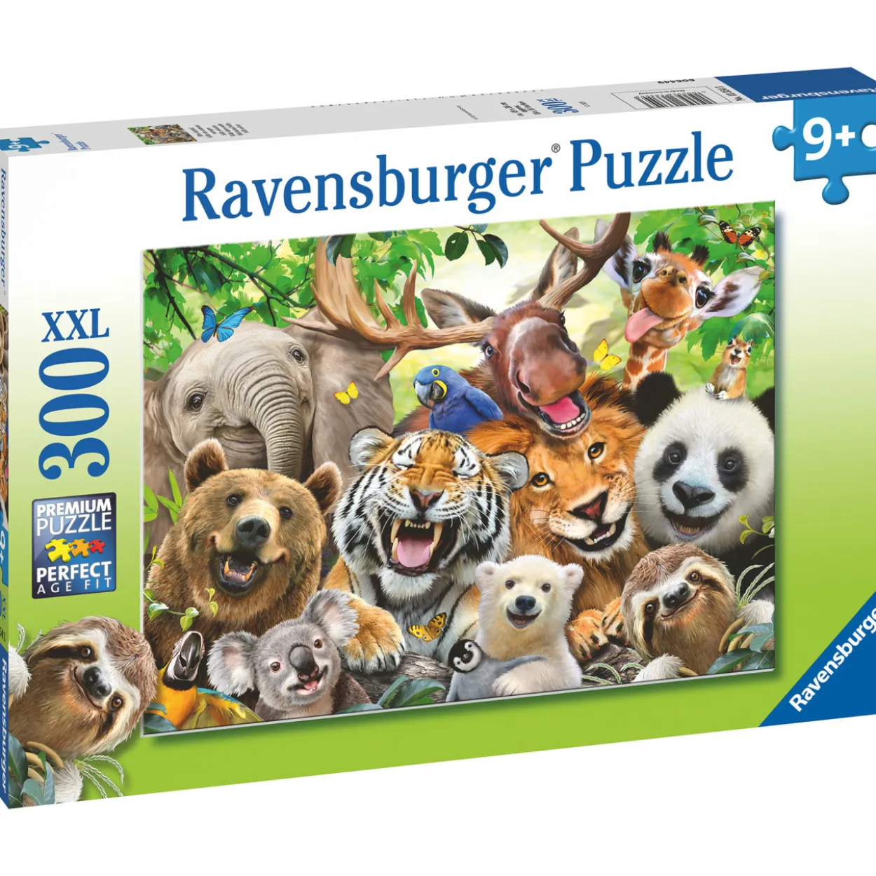 Palapeli Ravensburger Exotic Animals Selfie 300 palaa