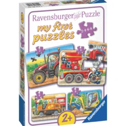 Palapeli Ravensburger Hard At Work 2/4/6/8 palaa