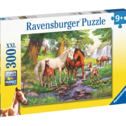 Palapeli Ravensburger Horses By The Stream 300 palaa