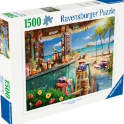 Palapeli Ravensburger 1500 palaa Beach Bar Breezes