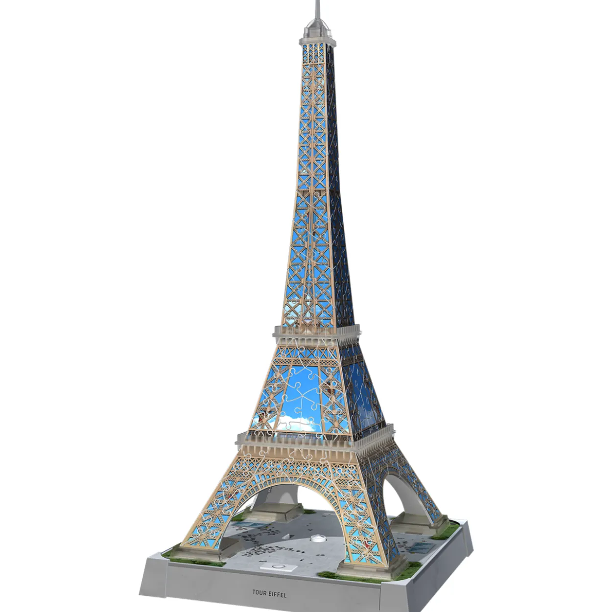 Palapeli Ravensburger 216 palaa Iconics La Tour Eiffel valolla