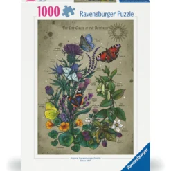 Palapeli Ravensburger 1000 palaa Lifecircle Butterfly