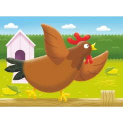 Palapeli Ravensburger 2/3/4/5 palaa On The Farm My First Puzzles