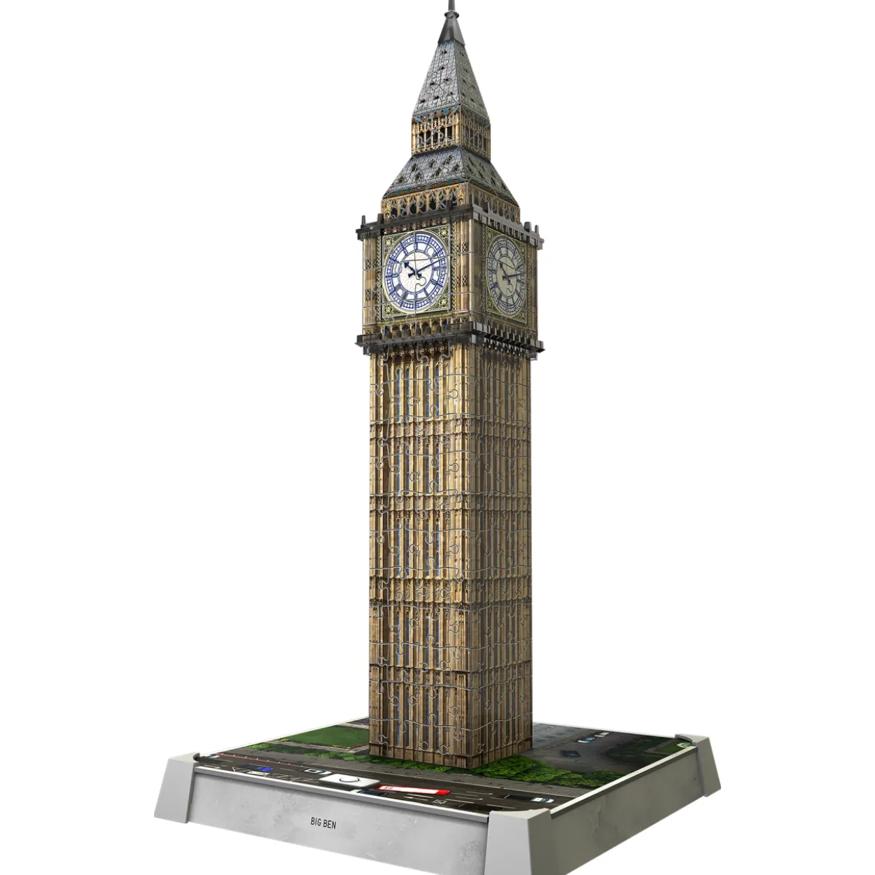 Palapeli Ravensburger 216 palaa Iconics Big Ben valolla