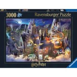 Palapeli Ravensburger 3000 palaa Hogwarts Castle
