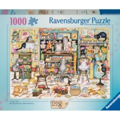 Palapeli Ravensburger 1000 palaa Crazy Cats Haberdashery