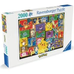 Palapeli Ravensburger 2000 palaa Pokémon