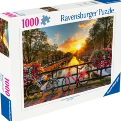 Palapeli Ravensburger 1000 palaa Bicycles In Amsterdam
