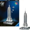 Palapeli Ravensburger 216 palaa Iconics Empire State Building valolla