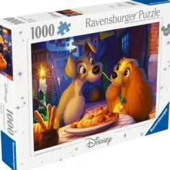 Palapeli Ravensburger 1000 palaa Lady And The Tramp