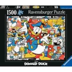 Palapeli Ravensburger 1500 palaa Donald Duck