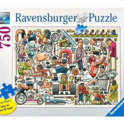 Palapeli Ravensburger 750 palaa Athletic Fit