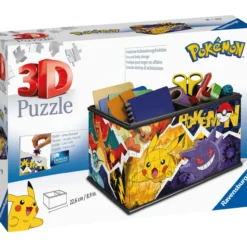 Palapeli Ravensburger 216 palaa 3D Storage Box Pokemon