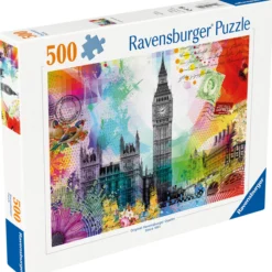 Palapeli Ravensburger 500 palaa London Postcard