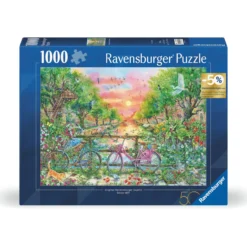Palapeli Ravensburger 1000 palaa Bicycles Amsterdam