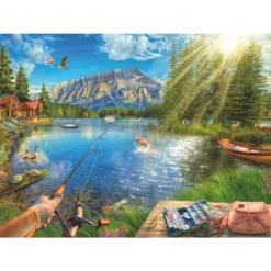 Palapeli Ravensburger 1000 palaa Life At The Lake