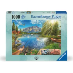 Palapeli Ravensburger 1000 palaa Life At The Lake