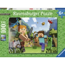 Palapeli Ravensburger 100 palaa Minecraft