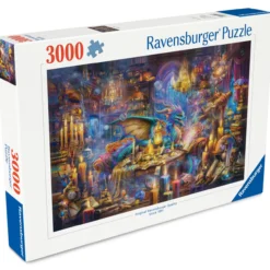 Palapeli Ravensburger 3000 palaa Dragon’s Library