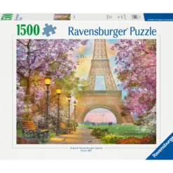 Palapeli Ravensburger 1500 palaa Paris Romance