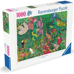 Palapeli Ravensburger 1000 palaa Magical Rain Forest
