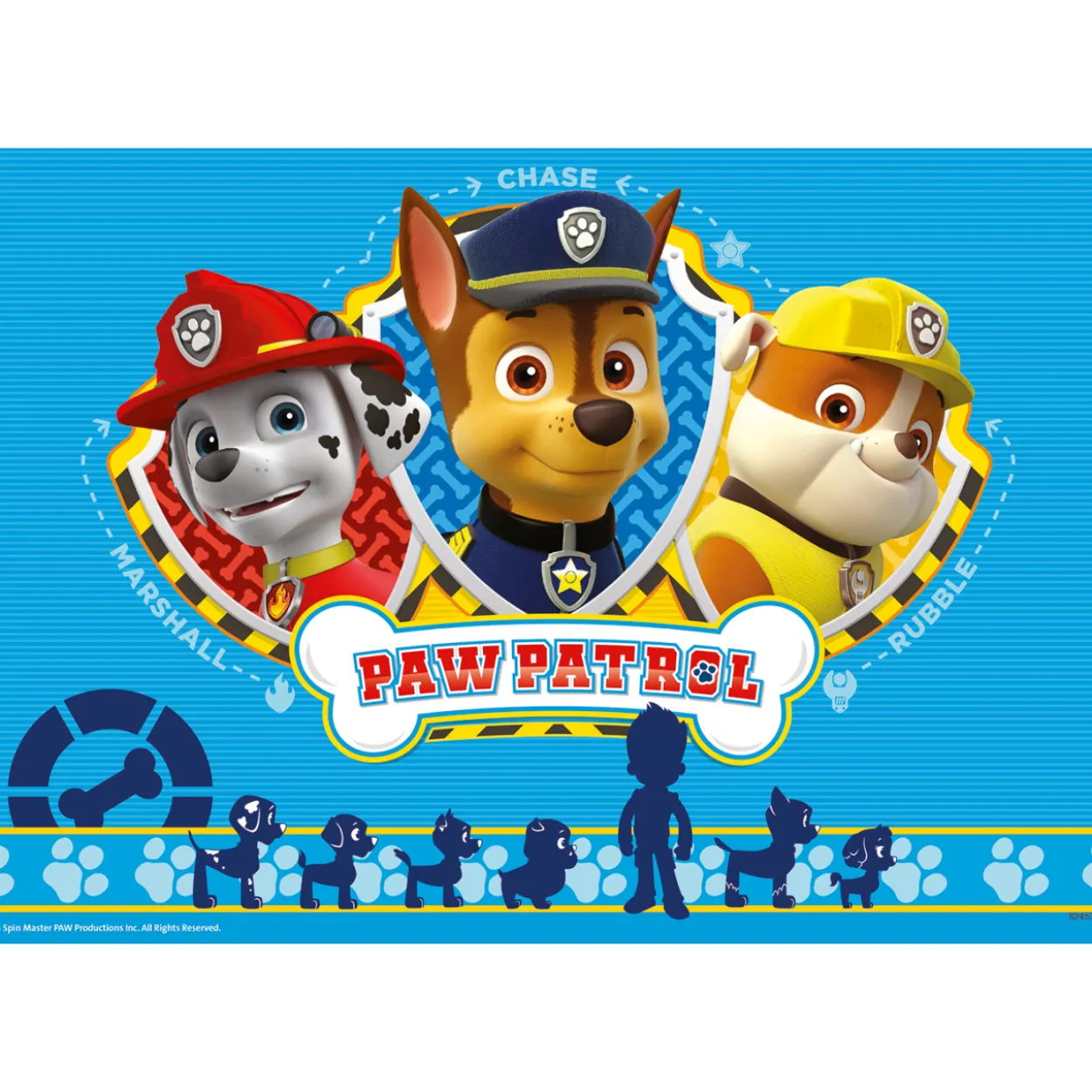 Palapeli Ravensburger Paw Patrol 2x12 palaa