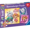 Palapeli Ravensburger Paw Patrol Glamourous Girls 3x49 palaa