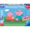 Palapeli Ravensburger Peppa Pig Happy Family Life 2x24 palaa