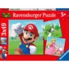Palapeli Ravensburger Super Mario 3x49 palaa