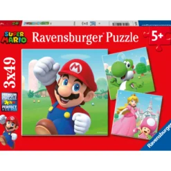 Palapeli Ravensburger Super Mario 3x49 palaa