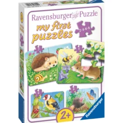 Palapeli Ravensburger Sweet Garden Residents 2/4/6/8 palaa